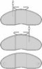 ABEX G6304 Brake Pad Set, disc brake